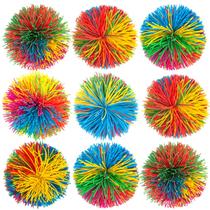 24 Peças de Bolas Elásticas Arco-Íris de Borracha Gifagumta 24 Peças de Bolas Elásticas Arco-Íris de Borracha Gifagumta