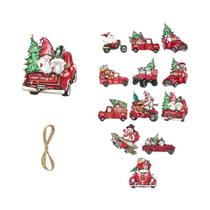 24 Peças De Soldados Quebra-Nozes De Natal Em Madeira, Enfeites Para Árvore De Natal, Decoração Para