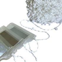 24 Pesos Persiana Vertical 9cm Acessório 5 Mts Corrente Clip