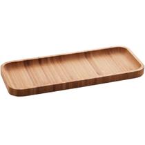 24 Petisqueiras Bandejas de Bambu Restaurante 28x11cm Tábua de Frios Petiscos Hire Lyor