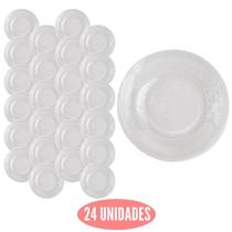 24 Pratos Acqua Fundo 23cm Redondo Restaurante Almoço Nadir