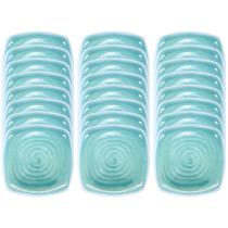 24 Pratos Raso em Melamina Espiral Luxo para Restaurante 24,5cm 24 Pratos Raso em Melamina Espiral Luxo para Restaurante 24,5cm