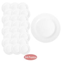 24 Pratos Temperado Menu Raso 24cm Restaurante Almoço Nadir 24 Pratos Temperado Menu Raso 24cm Restaurante Almoço Nadir