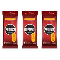 24 Preservativos Masculino Lubrificado Prudence