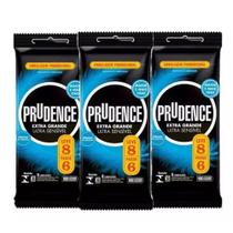 24 Preservativos Prudence Ultra Sensível Fino Extra Grande