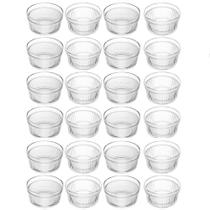 24 Ramequins de Vidro 200ml Cumbuca Molheira Porta Condimentos Restaurante Lancheria