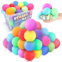 24 Squishy Stress Balls Zaxideel - Slow Rising - Pacote com 24 Unidades