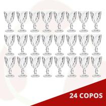 24 Taça Diamante Bico De Jaca 300ml Transparente 24 Taça Diamante Bico De Jaca 300ml Transparente