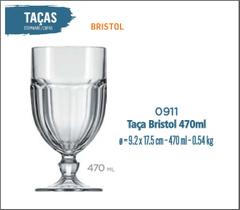 24 Taças Bristol 470ml - Vinho Sobremesa
