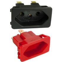 24 Tomada Embutir Painel Aparelho 3 Pinos 20a Vermelho Preto Tpa2-3 Margirius 24 Tomada Embutir Painel Aparelho 3 Pinos 20a Vermelho Preto Tpa2-3 Margirius