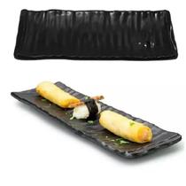 24 Travessas Melamina Petisqueira Para Sushi Sashimi 24cm