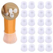 24 Un Protetor De Pé Cadeiras Mesas Móveis Apoios Silicone 24 Un Protetor De Pé Cadeiras Mesas Móveis Apoios Silicone