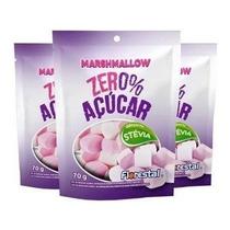 24 Unidades Marshmallow Zero Açúcar Florestal 70g