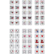 240 Adesivos BENTO Película 3d para unha 240 Adesivos BENTO Película 3d para unha