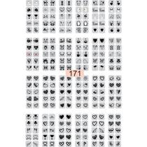 240 Adesivos de Unhas Decoradas Artesanal 3D revenda 240 Adesivos de Unhas Decoradas Artesanal 3D revenda