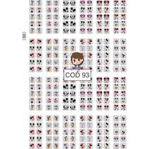 240 Adesivos de Unhas Decoradas Artesanal 3D revenda