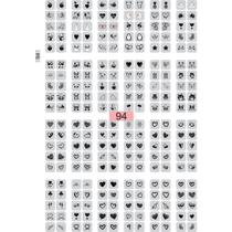 240 Adesivos de Unhas Decoradas Artesanal 3D revenda