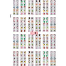 240 Adesivos para Unha Película 3d