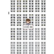 240 Adesivos para Unha Película 3d 240 Adesivos para Unha Película 3d