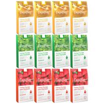 240 Folhas Pronta Corporal Depilflax Morango Hortelã Natural