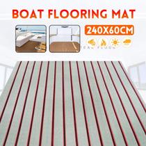 2400x600x8mm Non Slip Boat Teak Matada Marine Yacht Mat Cinza