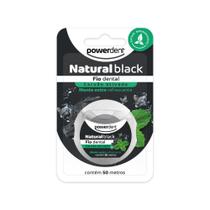 2426-fio dental powerdent natural black 50m