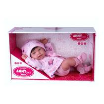 2441 - anny doll baby reborn collection com cabelo
