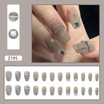 24pcs Long Press On Nails Cute Rhinestones Design Unhas Falsas Cobertura Completa 24pcs Long Press On Nails Cute Rhinestones Design Unhas Falsas Cobertura Completa