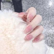 24pcs Press On Nails Estilo Doce Unhas Falsas Curto/Longo Parágrafo Removível