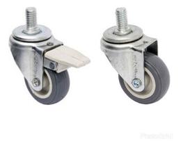 (24pçs) Rodizio Girat. Rosca 1pol. Pvc(12 Com Freio +12 Sem) (24pçs) Rodizio Girat. Rosca 1pol. Pvc(12 Com Freio +12 Sem)