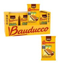24un Biscoito Wafer Snack Recheio Avelã e Creme Bauducco 20g 24un Biscoito Wafer Snack Recheio Avelã e Creme Bauducco 20g