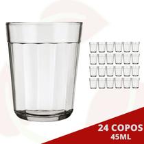 24UNI Copo de Shot Nadir 45ML Dose Tequila Cachaça Pinga