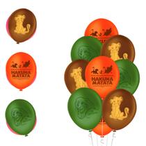 25 Balões Bexigas 9" polega decoração festas Rei Leão