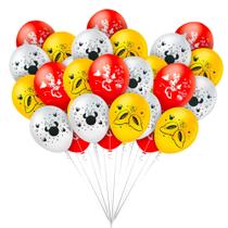 25 Balões Bexigas Decoração Minnie Festa mais cor 25 Balões Bexigas Decoração Minnie Festa mais cor