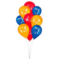 25 Balões Bexigas Sonic decoração festa mais brilho e resistência