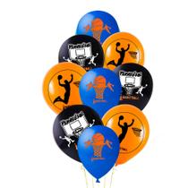 25 Bexigas Balão Festa Basquete Decoração Aniversário 11pol