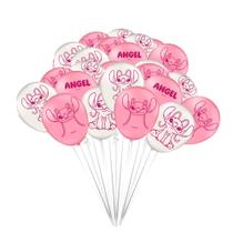 25 Bexigas Balão festa Stitch Rosa Decoração Angel 9pol