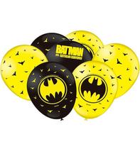 25 Bexigas Balões Batman Aniversário N 9 em Látex 25 Bexigas Balões Batman Aniversário N 9 em Látex