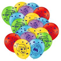 25 Bexigas Divertidamente 9 Polegadas em Latex Decoração de Aniversário pra Menina ou Menino