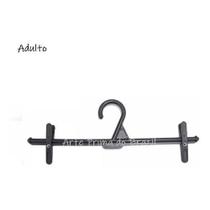 25 Cabides Plastico Adulto Com Presilha - Calça. Saia Ou Bermuda