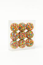 25 Caixas Acetato para 9 Brigadeiros E Doces 12x12x3