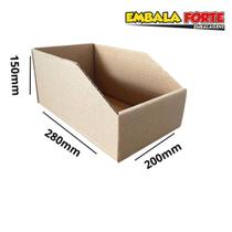 25 caixas de papelao organizadora Estoque 20x28x20 cm - Embala Forte