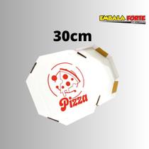 25 caixas Oitavada para pizza Estampada Delivery 30cm - Embala Forte