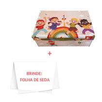 25 Caixas Papelão Calçado Infantil Personalizada 22x14x8,5cm