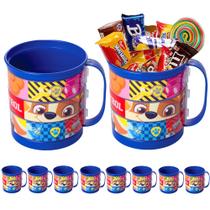 25 Caneca da Patrulha Canina Infantil Lembrança de Aniversário