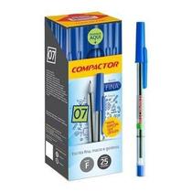 25 Caneta Esferografica Compactor 0.7 Mm Compactor Caneta Esferográfica Cristal Média Caneta Ponta Fina Envio Imediato C