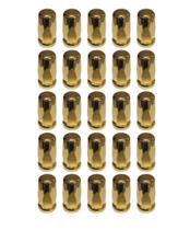 25 Capa de Porca Belga Dourada Cromada Roda 27mm