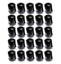 25 Capa de Porca Russa Black Preta Roda Caminhão 27mm 25 Capa de Porca Russa Black Preta Roda Caminhão 27mm