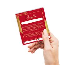 25 Cartão agradecimento Cliente pela compra, mimo, Diversos