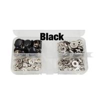 25 Conjuntos De Botões De Pressão Metálicos Com 4 Ferramentas Para Artesanato Em Couro, Roupas,